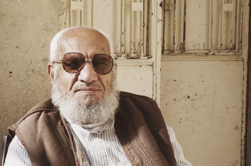 middle east man wearing sunglasses